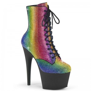 Pleaser Adore-1020RS Women's Heels Boots Multicolor / Black | NZ HREGKW