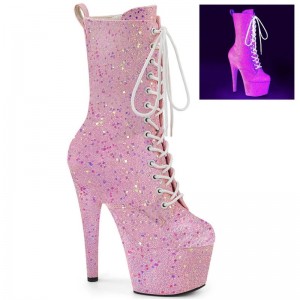 Pleaser Adore-1040-IG Women's Heels Boots Pink | NZ IRKFYZ