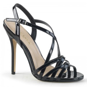Pleaser Amuse-13 Women's Heels Sandals Black | NZ FWJCRI