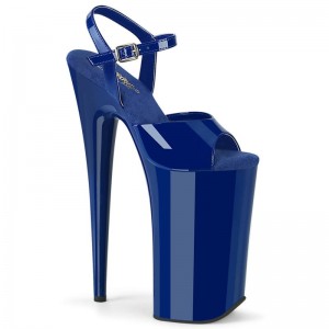Pleaser Beyond-009 Women's Platform Heels Sandals Blue | NZ AXSPCE