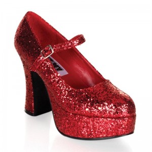 Pleaser Maryjane-50G Women's Pumps Red | NZ XQMIAC