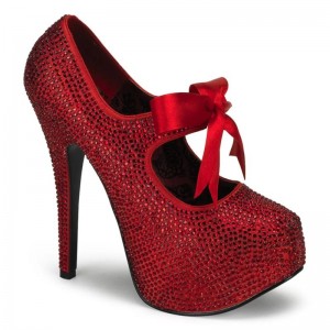 Pleaser Teeze-04R Women's Pumps Red | NZ MBJZPK
