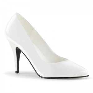 Pleaser Vanity-420 Women's Pumps White | NZ FXEALK