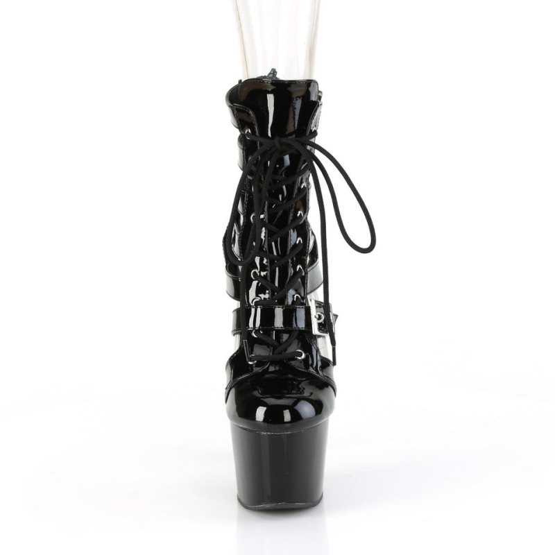 Pleaser Adore-1013MST Women's Heels Boots Black | NZ DYPEWS