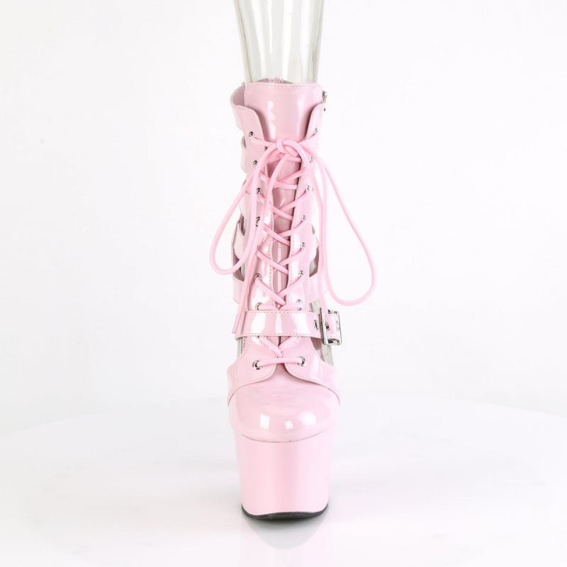 Pleaser Adore-1013MST Women's Heels Boots Pink | NZ LTISRM