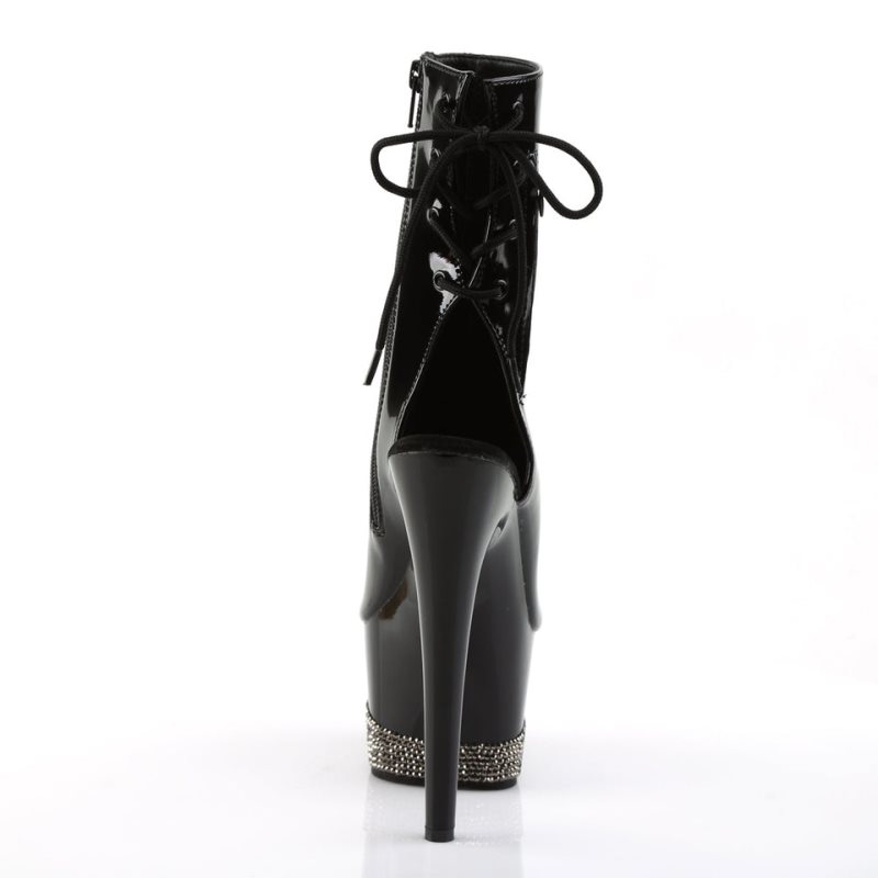 Pleaser Adore-1018-3 Women's Heels Boots Black | NZ FDQKNM