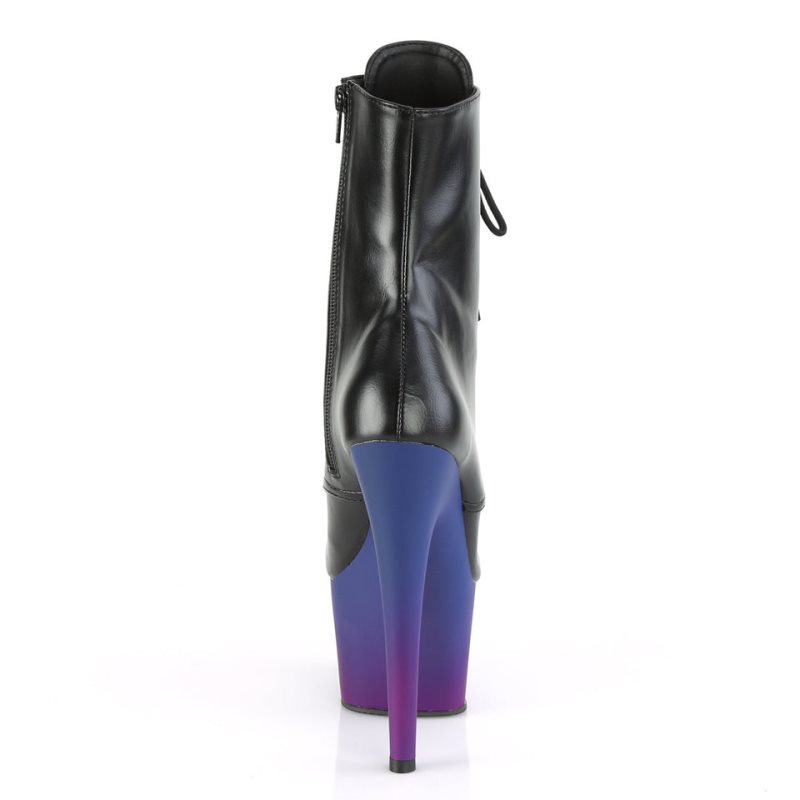 Pleaser Adore-1020BP Women's Heels Boots Black / Blue | NZ EDLVYA