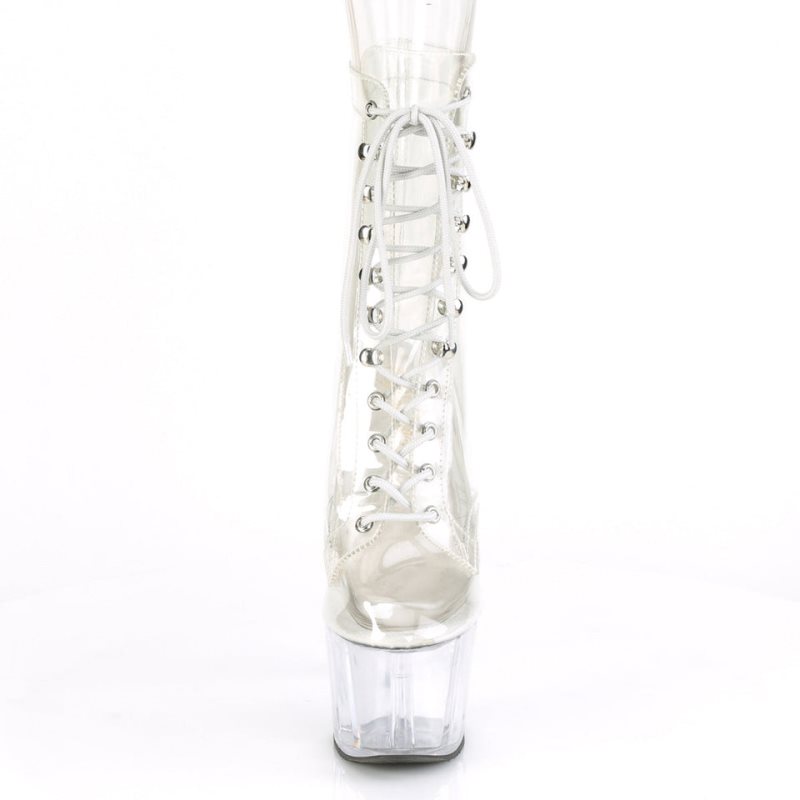 Pleaser Adore-1020C Women's Heels Boots Clear | NZ EWITLH