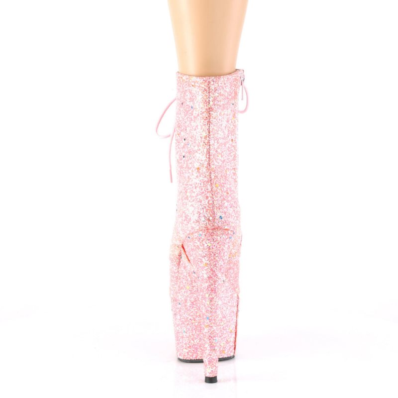 Pleaser Adore-1020GDLG Women's Heels Boots Pink | NZ YWTVXF
