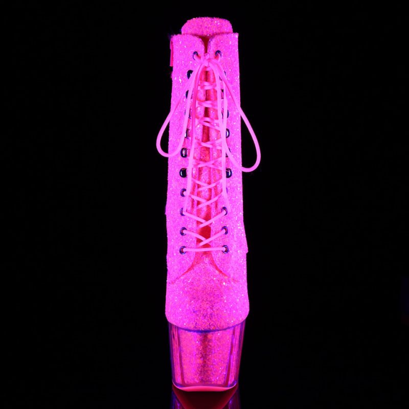 Pleaser Adore-1020G Women's Heels Boots Pink | NZ CRDVBO