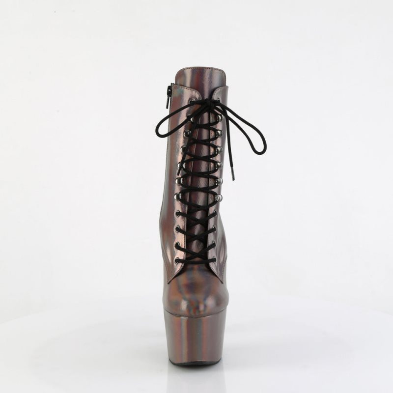 Pleaser Adore-1020HG Women's Heels Boots Grey | NZ ASVLEP