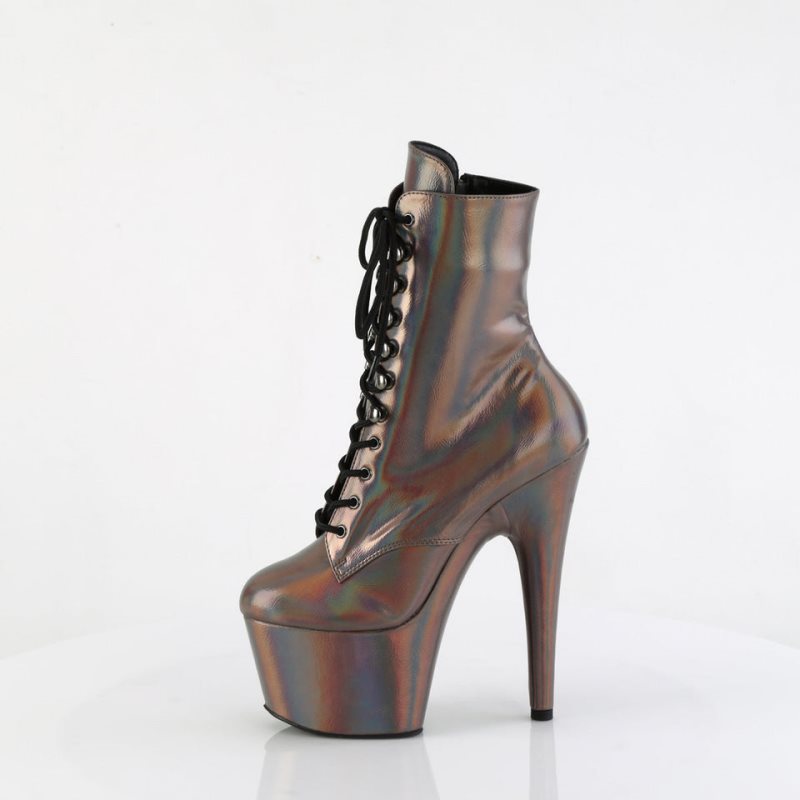 Pleaser Adore-1020HG Women's Heels Boots Grey | NZ ASVLEP