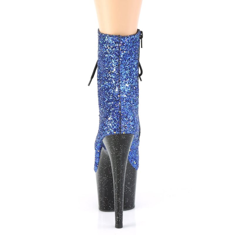 Pleaser Adore-1020MG Women's Heels Boots Blue / Black | NZ DWMHFI