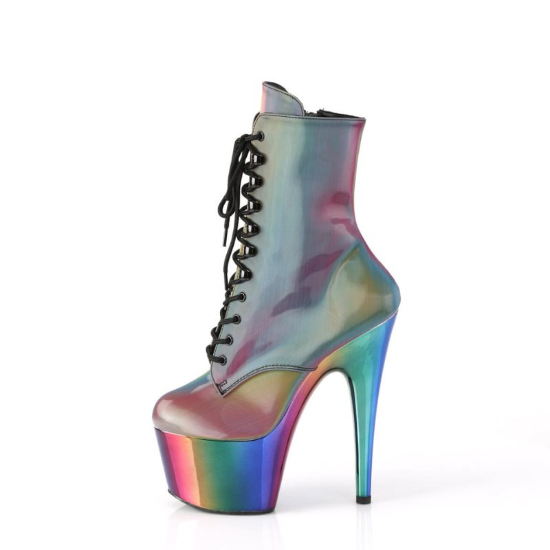 Pleaser Adore-1020RC-REFL Women's Heels Boots Multicolor | NZ CYWRTQ