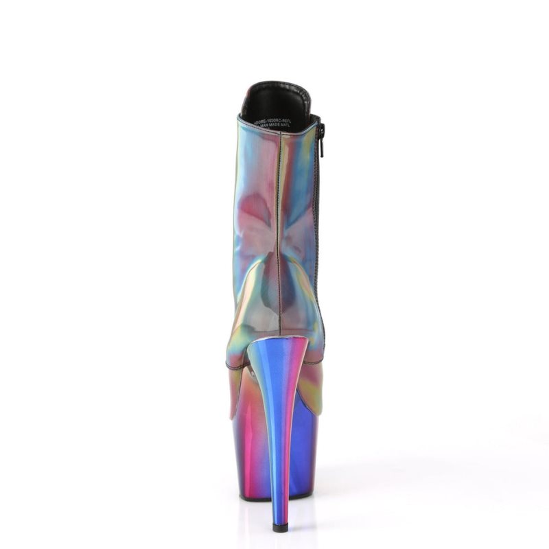 Pleaser Adore-1020RC-REFL Women's Heels Boots Multicolor | NZ CYWRTQ
