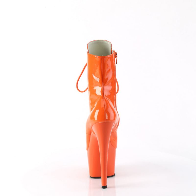 Pleaser Adore-1020 Women's Heels Boots Orange | NZ HPENBD