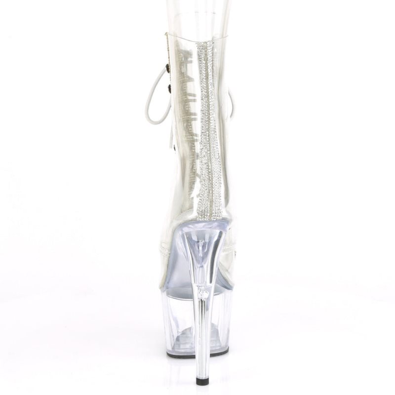 Pleaser Adore-1021C-2 Women's Heels Boots Clear | NZ MLFUXT