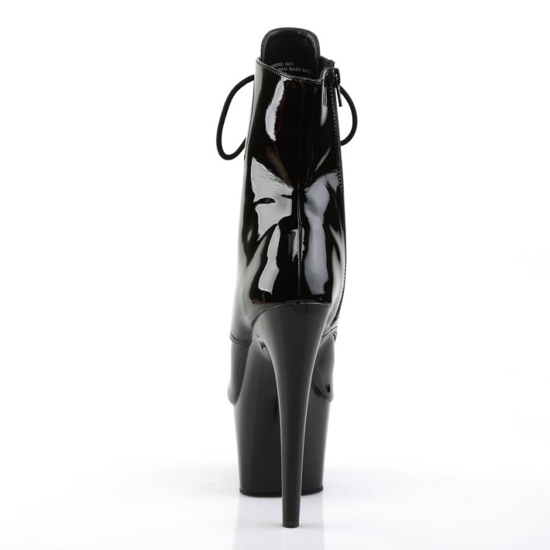 Pleaser Adore-1021 Women's Heels Boots Black | NZ DRLAKT