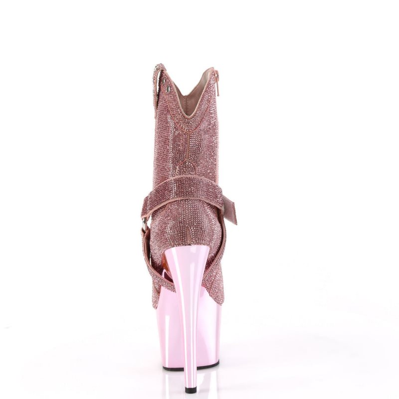 Pleaser Adore-1029CHRS Women's Heels Boots Pink | NZ EXSJPL