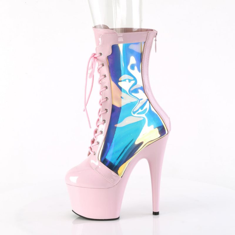 Pleaser Adore-1047 Women's Heels Boots Pink | NZ XZVUJF