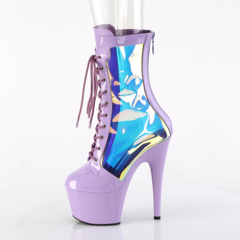 Pleaser Adore-1047 Women's Heels Boots Purple | NZ VASURE