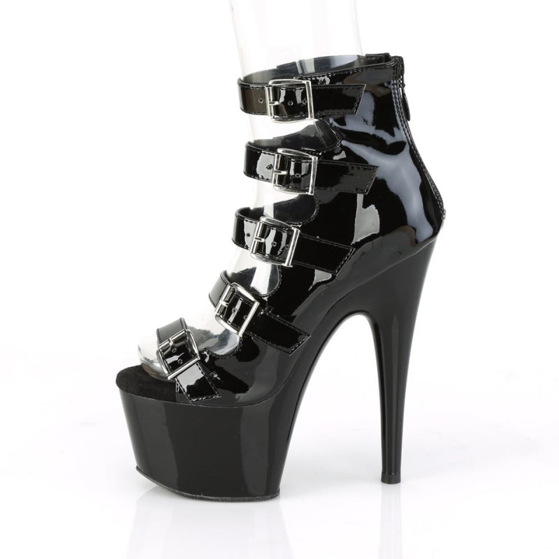Pleaser Adore-700-33 Women's Heels Boots Black | NZ SWGVNF