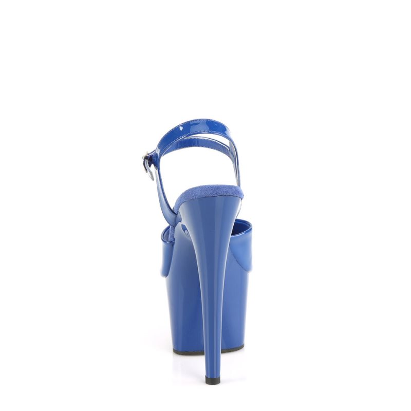Pleaser Adore-709 Women's Platform Heels Sandals Blue | NZ ECAUBF