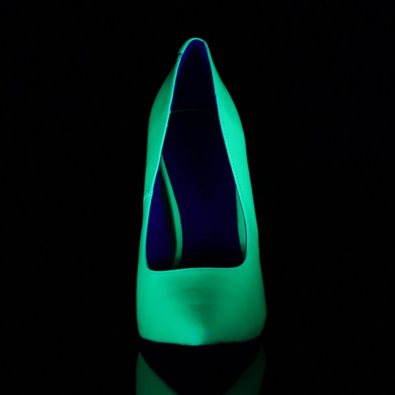 Pleaser Amuse-20 Women's Pumps Green | NZ JKICZP