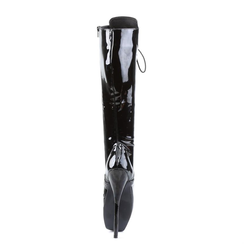 Pleaser Ballet-2020 Women's Knee-high Boots Black | NZ IBGQYH