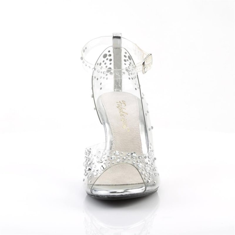 Pleaser Belle-330RS Women's Heels Sandals Clear | NZ APMLVG