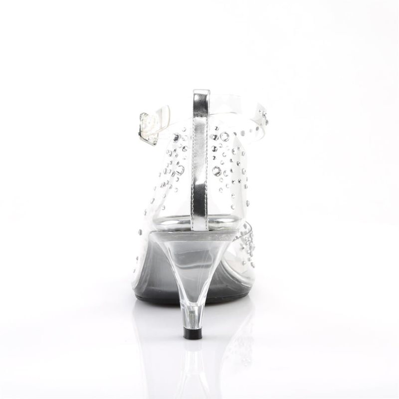Pleaser Belle-330RS Women's Heels Sandals Clear | NZ APMLVG