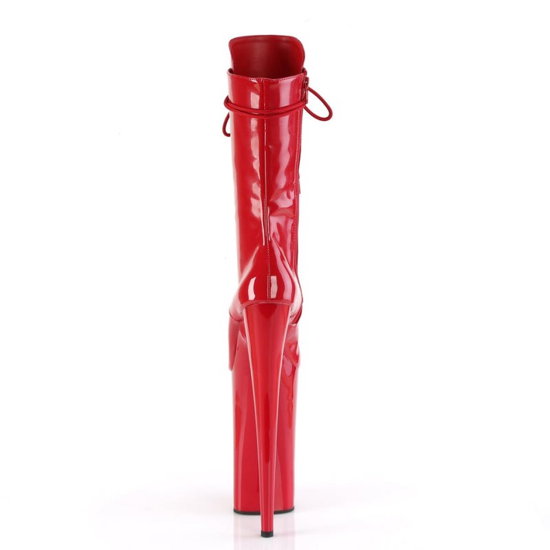 Pleaser Beyond-1050 Women's Heels Boots Red | NZ ONGKIL