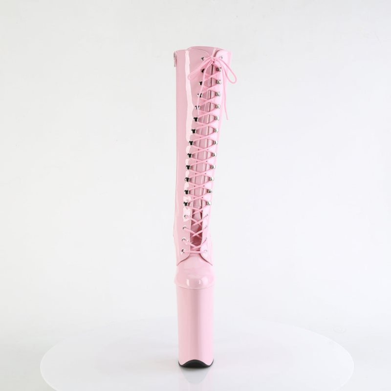 Pleaser Beyond-2020 Women's Knee-high Boots Pink | NZ LGOWKS