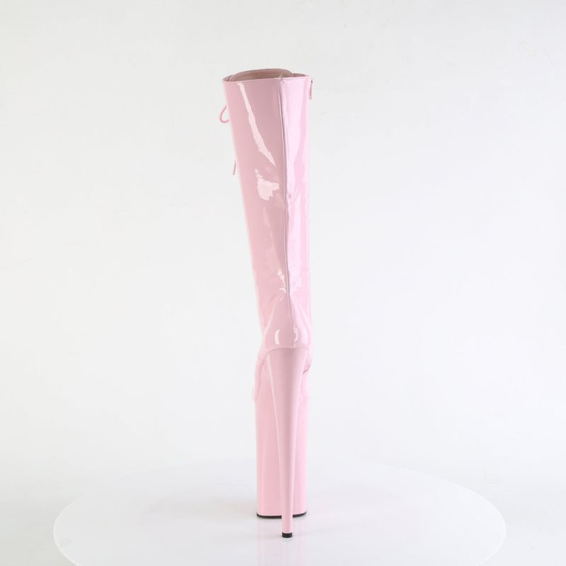 Pleaser Beyond-2020 Women's Knee-high Boots Pink | NZ LGOWKS