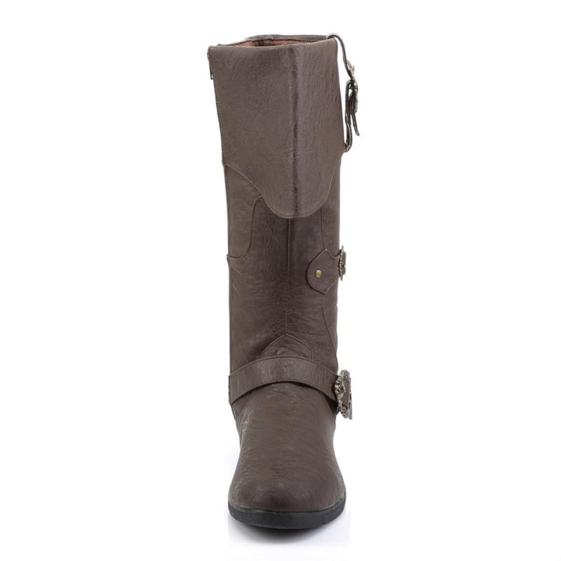 Pleaser Carribean-299 Women's Knee-high Boots Brown | NZ CNJYEB