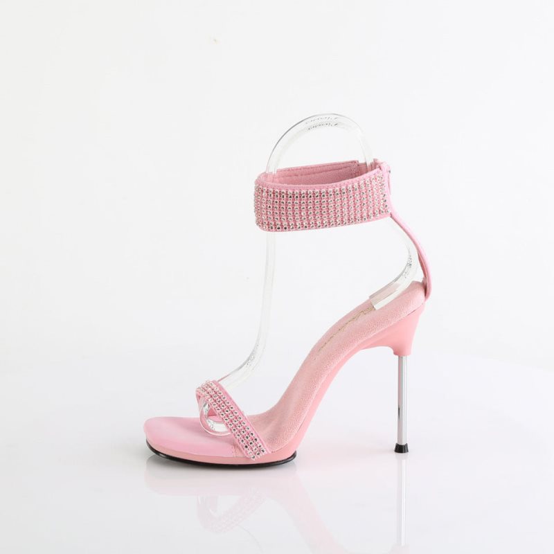 Pleaser Chic-40 Women's Heels Sandals Pink | NZ KDUVOE