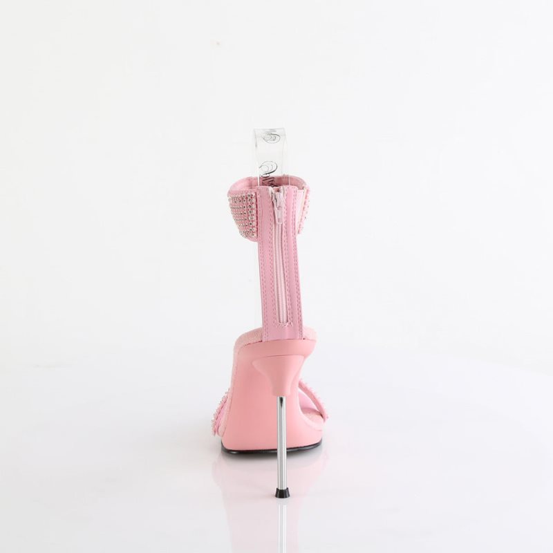 Pleaser Chic-40 Women's Heels Sandals Pink | NZ KDUVOE