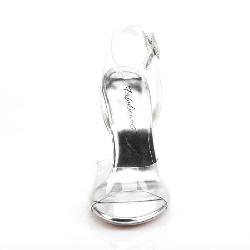 Pleaser Clearly-406 Women's Heels Sandals Clear | NZ CLWQZD