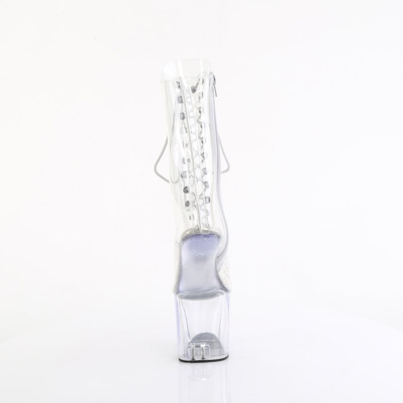 Pleaser Craze-1040C Women's Heels Boots Clear | NZ IONGSC