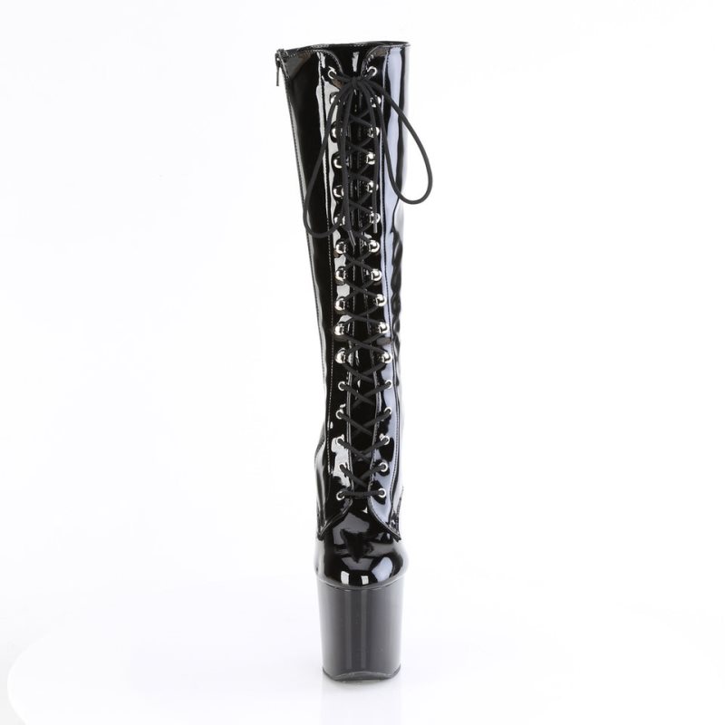 Pleaser Craze-2023 Women's Knee-high Boots Black | NZ GMIEQU