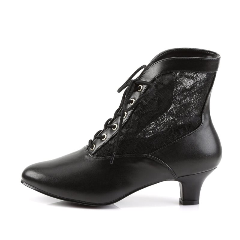 Pleaser Dame-05 Women's Heels Boots Black | NZ FYKOQD