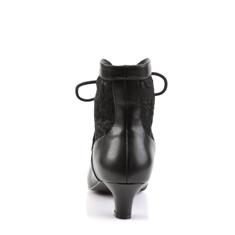 Pleaser Dame-05 Women's Heels Boots Black | NZ FYKOQD