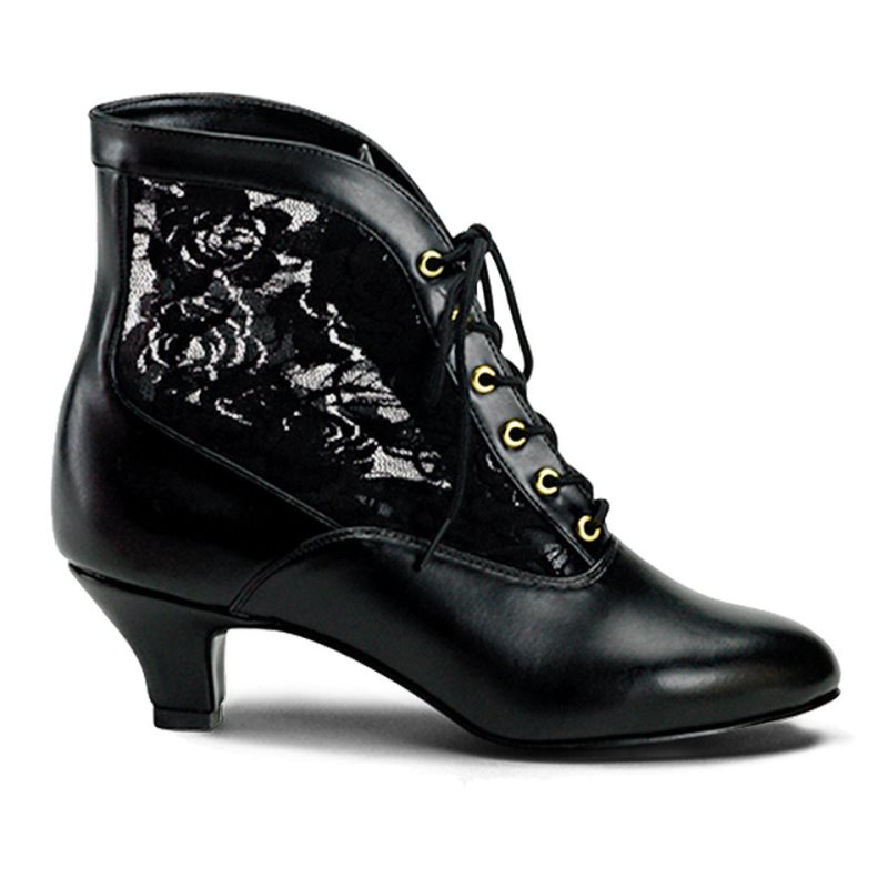 Pleaser Dame-05 Women\'s Heels Boots Black | NZ FYKOQD