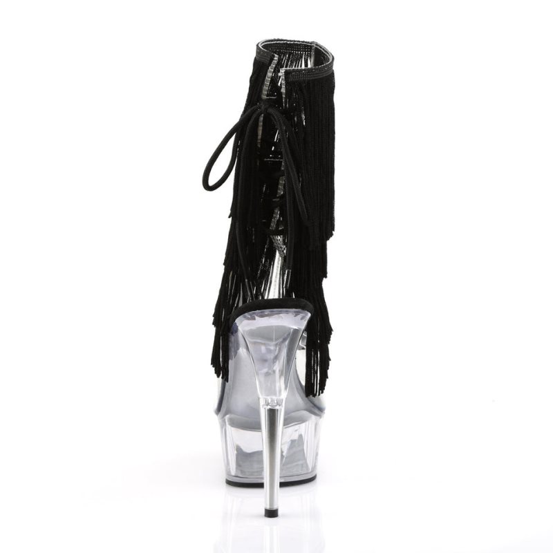 Pleaser Delight-1017TF Women's Heels Boots Clear | NZ HPBSFC