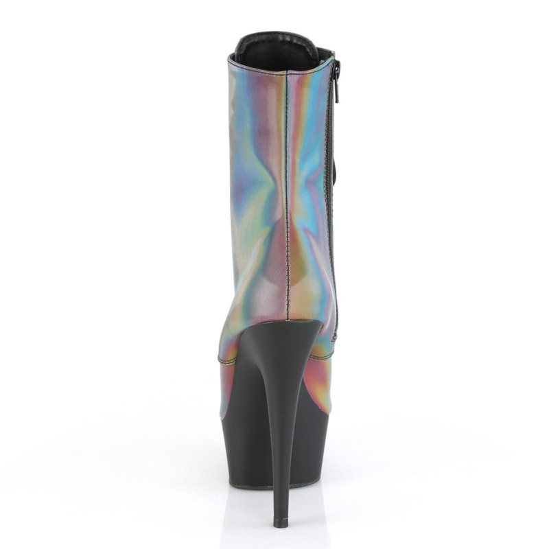 Pleaser Delight-1020REFL Women's Heels Boots Multicolor / Black | NZ TPSREN