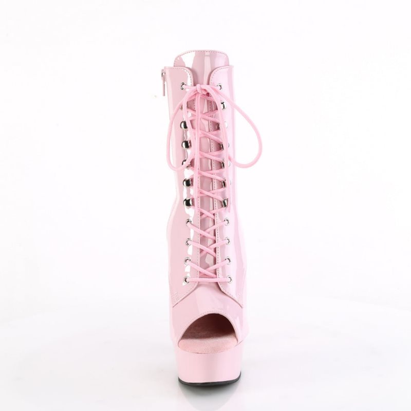 Pleaser Delight-1021 Women's Heels Boots Pink | NZ UNMTLP