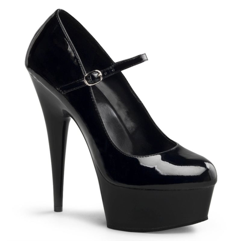 Pleaser Delight-687 Women\'s Pumps Black | NZ GRUZMI