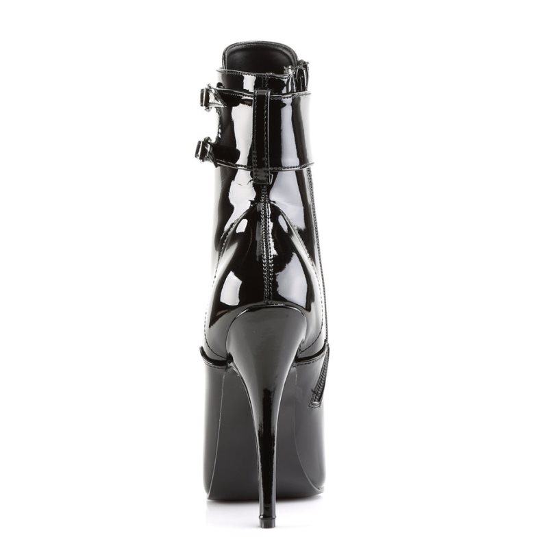 Pleaser Domina-1023 Women's Heels Boots Black | NZ ZSEITK