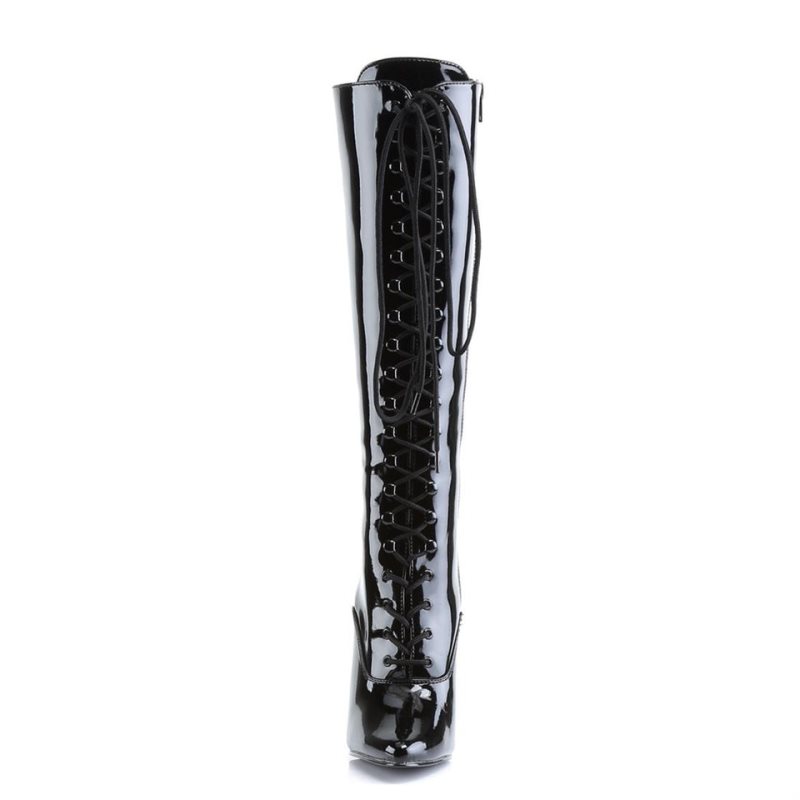 Pleaser Domina-2020 Women's Knee-high Boots Black | NZ GPMXHS
