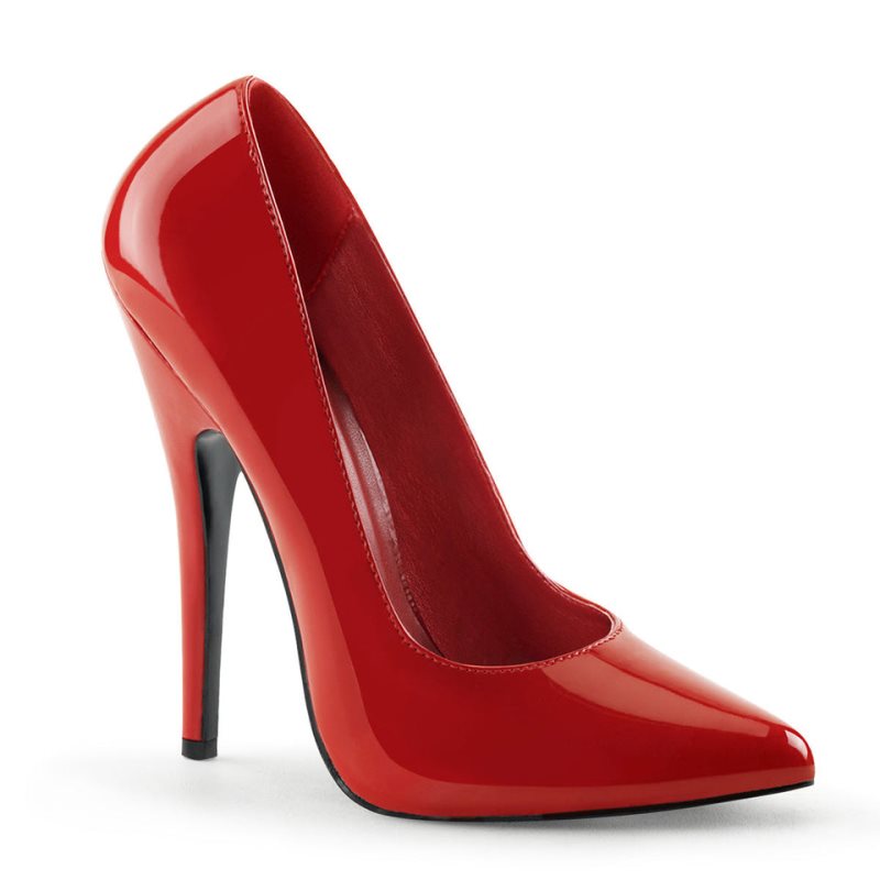 Pleaser Domina-420 Women\'s Pumps Red | NZ RZFVMC
